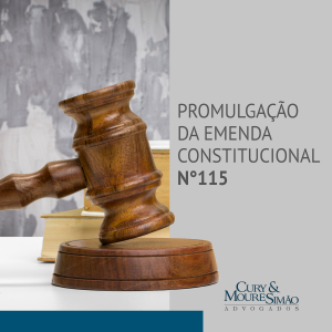 Promulgação da emenda constitucional